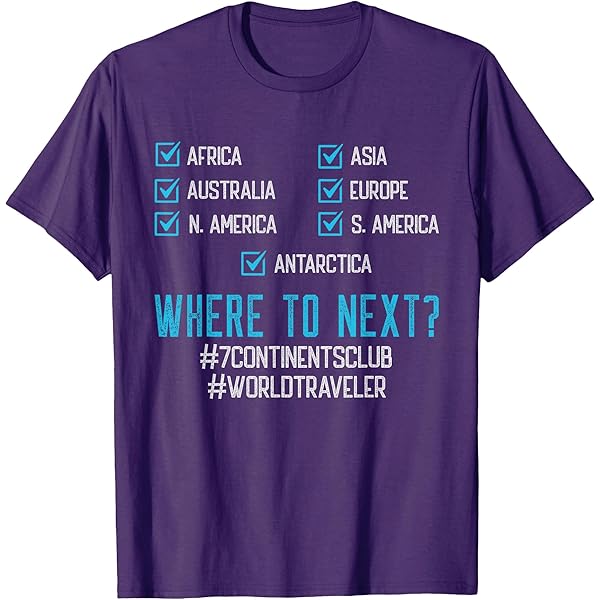 Amazon.com: World Traveler - Seven Continents - 7 Continents Club