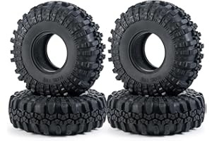 MY PET ELEPHANT Zolikar RC Rubber 2.2 Tires 2.2 Crawler Tires 137MM 4PCS Set for 1/10 Scale SCX10 D90 Wraith 90048 90018 RR10 RC Crawler Car Accessories