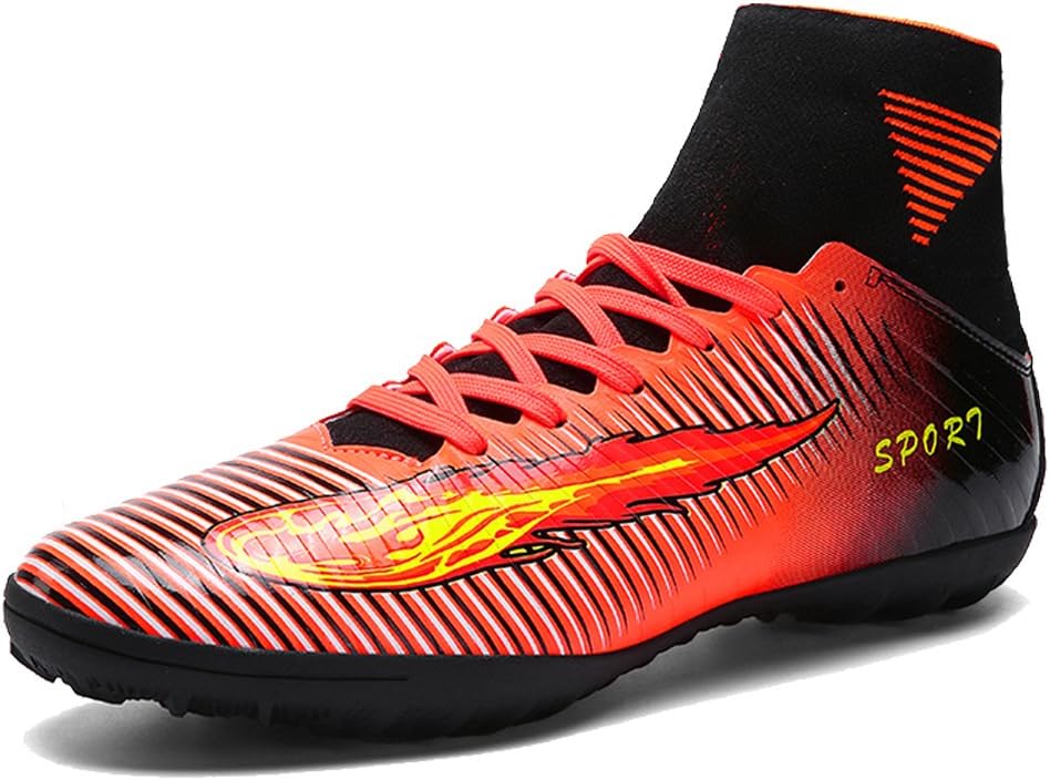 AKALI Unisex Men's AG/TF Spike Professional Football Boots, 6.5 UK, Orange-tf