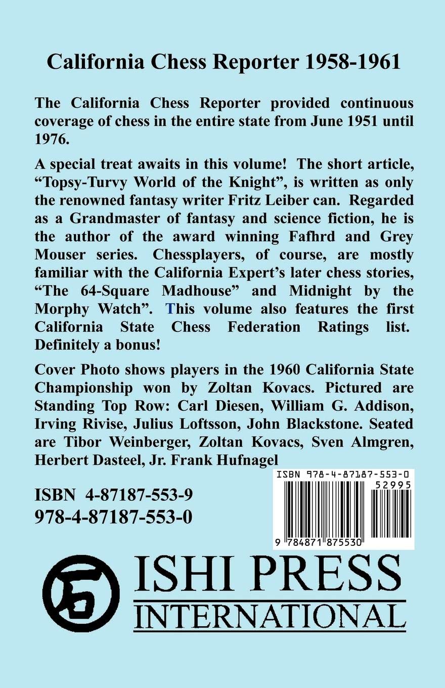The California Chess Reporter Volume 4 Kerry Lawless - 