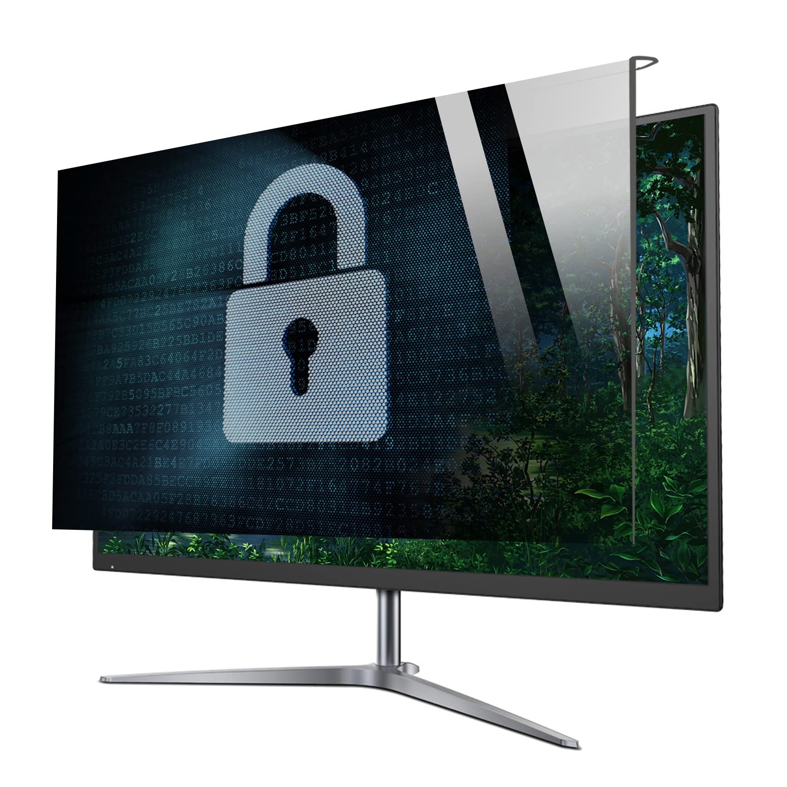 Photo 1 of JCSKY 32 Inch Privacy Screen Filter, Hanging Computer Privacy Screen Film Anti-Blue Light Screen Protector, for 16:9 Desktop PC Monitor, 32 Inch(730440mm)