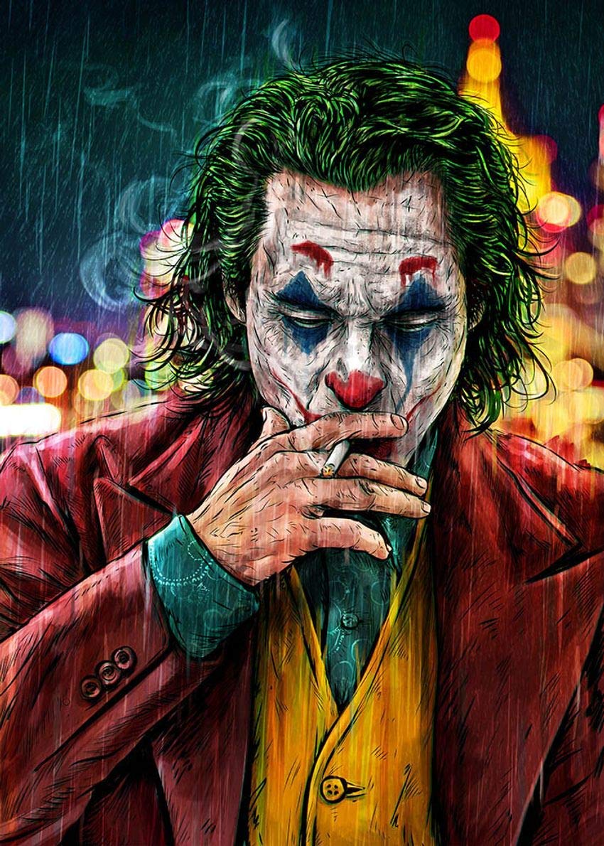 Joker Art Poster Print Wall Room Decor 