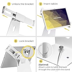 Volcora Anti-Theft Tablet Stand iPad Security