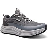 OrthoComfoot Men's Wide Orthopedic Plantar Fasciitis Shoes: Comfortable High Arch Support Trail Running Shoes for Walking & Hiking, Orthotic Tennis Sneakers Relief Flat Feet, Feet Pain