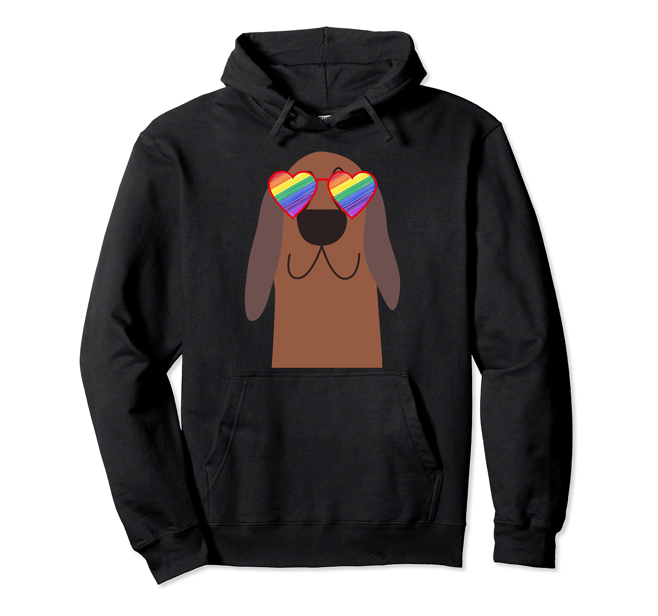 Gay Irish Setter Dog LGBTQ Pride Stuff Teens Rainbow Hound Pullover Hoodie