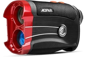 AOFAR GX-2S Rangefinder for Golf & Hunting with Slope and Angle Switch, Flag-Lock with Vibration, Horizontal Distance, Measur