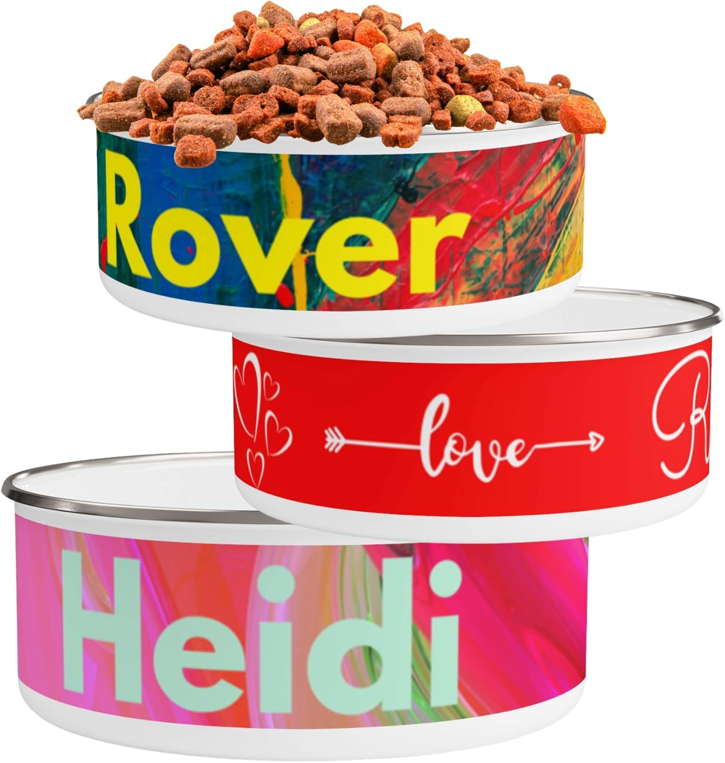 personalized dog dish