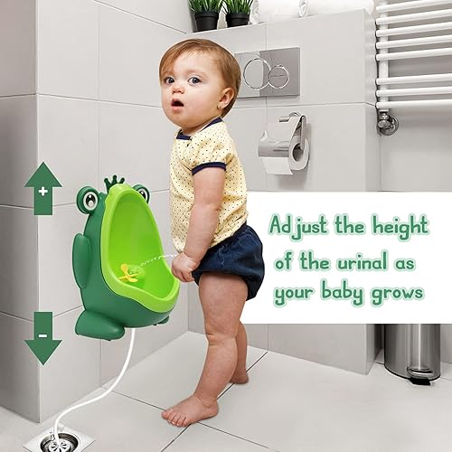 Retail Sign Systems Frog Potty Training Urinal for Boys, Portable