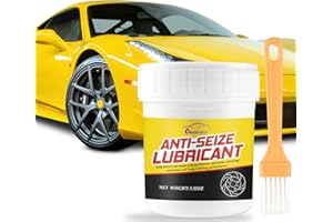 Onarieer Onarieer Anti Seize Lubricant, Brake Grease Copper Anti Seize Thread Lubricant with Brush, Anti Seize Grease Prevent Seizing, Galling, Corrosion, Extend Component Lifespan Automotive