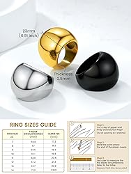 GOLDCHIC JEWELRY Gold Statement Ring for