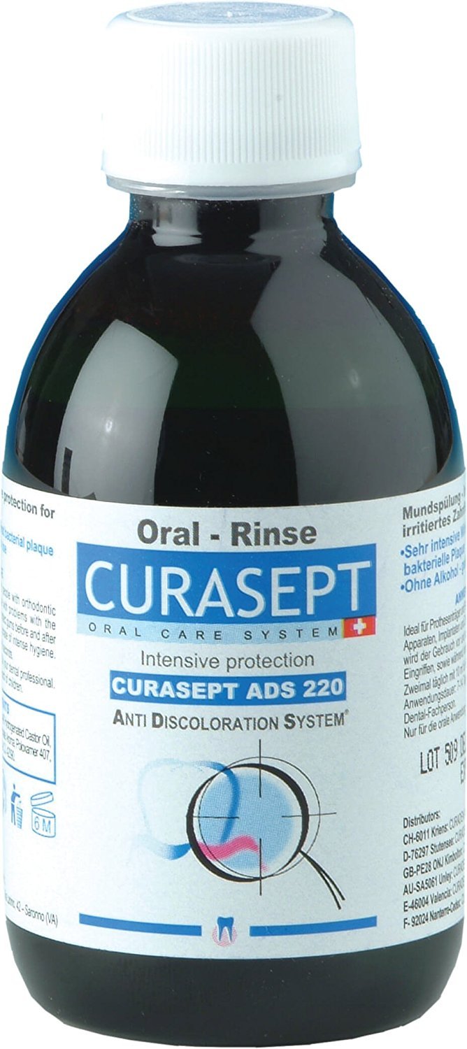 Curaprox Curasept Mouthwash 0.2% 200ml Antibacterial & Plaque Removal Unflavored