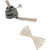 Light of Mine - Dietz #76 Original Oil Lantern Replacement Kit Including Burner and 100% Cotton 1/2" Wick Strips with Genuine Red Stitch (Original)