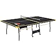 MD Sports Table Tennis Tables Multiple Styles Ping Pong Tables, Foldable for Easy Storage with Nets Included, Perfect for Family Game Rooms