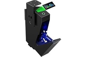 HOLEWOR Gun Safe, Biometric Pistol Safe Fingerprint Quick Access Drop Down Handgun Safe Mount Bedside Gun Safe for Desk Nightstand