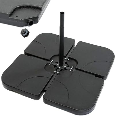 Denny International Set of 4 Cantilever Parasol Base Weights Square Shape