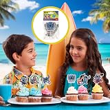 dekora Lilo & Stitch Cupcake Toppers 16 Pcs 8 Designs Food Safe view 7