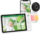 LeapFrog 7in Smart Wi-Fi Baby Monitor 1080p FHD 720p LCD Pan-Tilt-Zoom