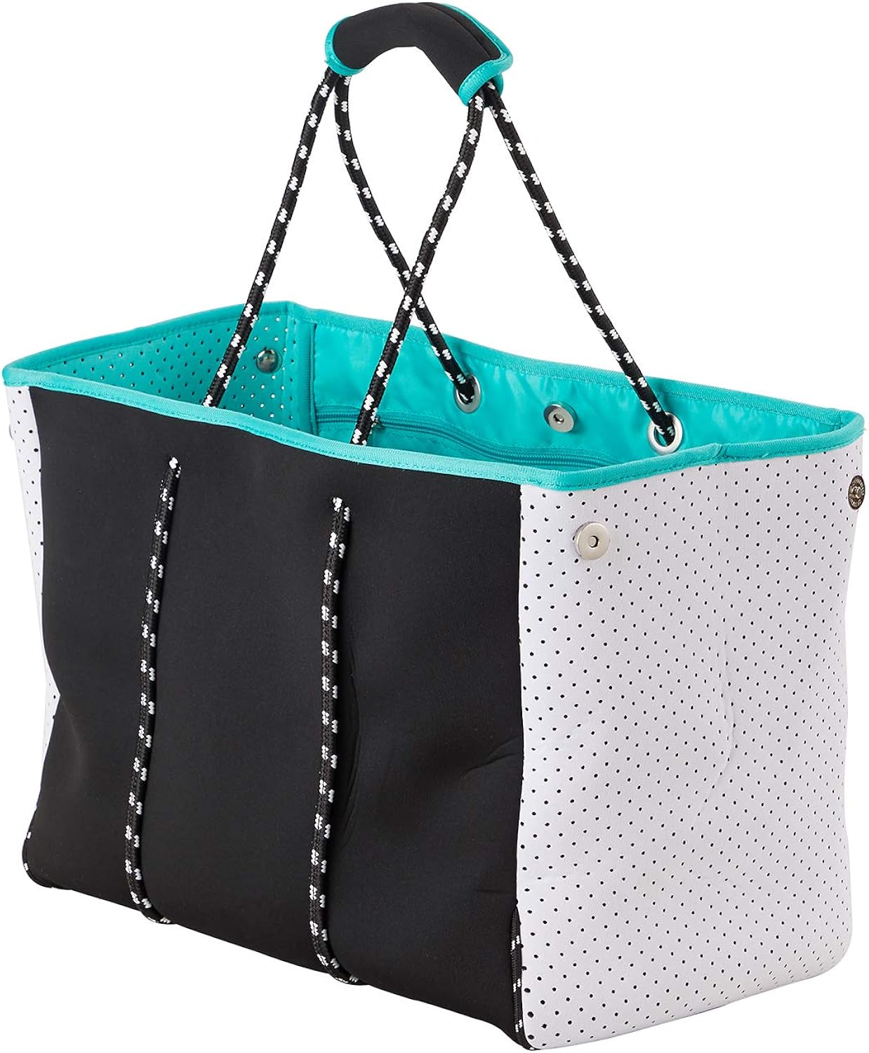 RIRO Large Neoprene Beach Bag, Waterproof Shoulder Bag Beach Tote with