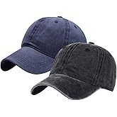 INOGIH Toddlers Baseball Hat Boys, Kids Distressed-Washed Baseball Cap Cotton Hats for 2-8 Years