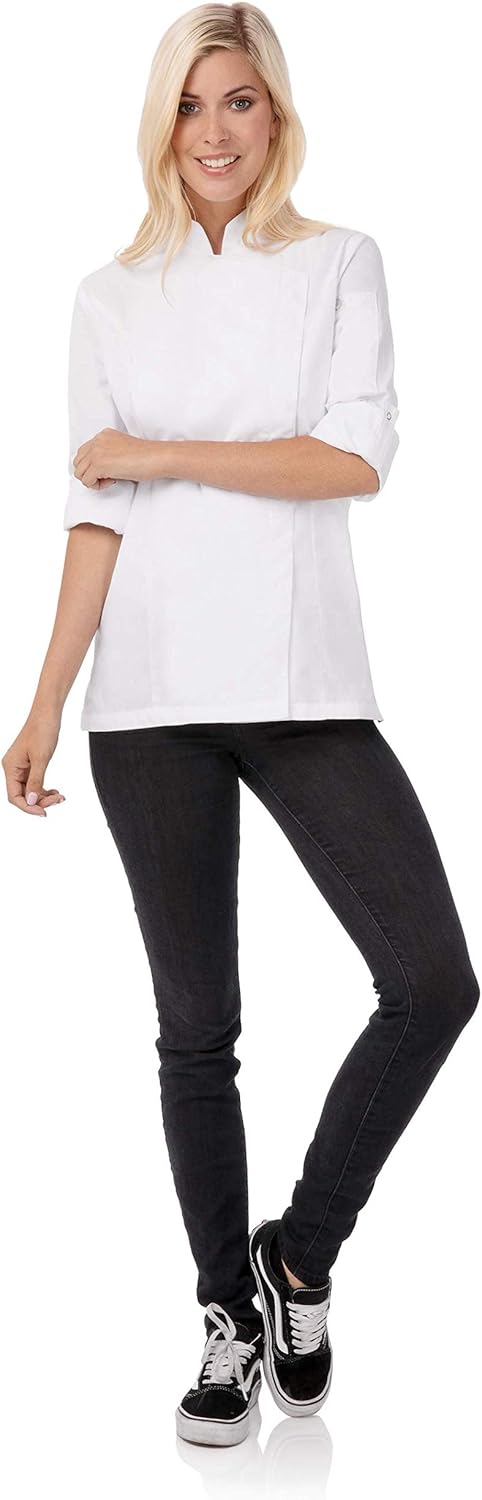 Chef Works Women's Lansing Chef Coat: Clothing
