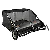 VEVOR Tow Behind Lawn Sweeper 50", Pull Behind Lawn