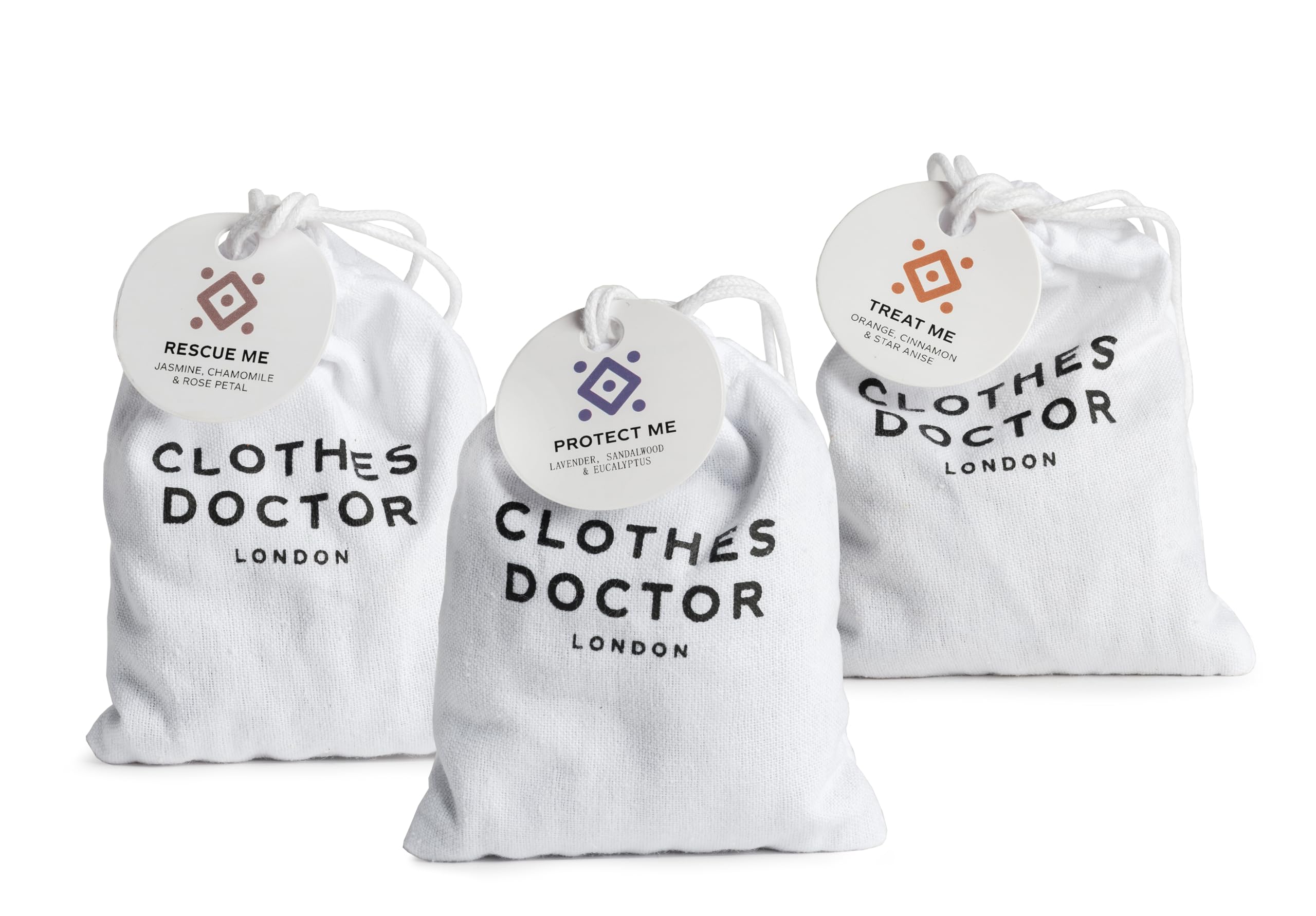 Natural Moth Repellent Scent Bags | Fill your wardrobe with fragrance | Clothes Storage | Chemical Free | Hated by Moths - Lasts for 3 Months (Variety Mixed Pack, Pack of 3)