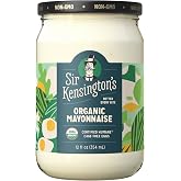 Sir Kensington's Organic Mayonnaise 12 oz, Sandwich Spread Gluten Free 1PK | For sandwiches, dips, dressings and simple meals; gluten-free; Non-GMO Project Verified; Organic; 12 oz.