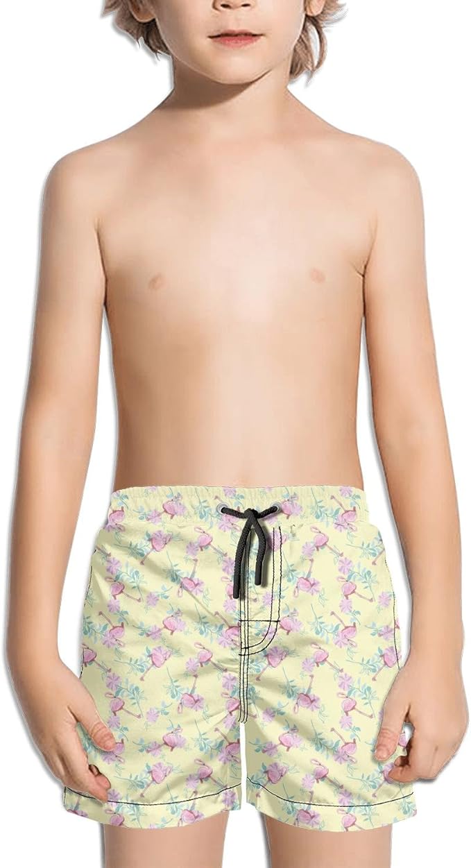 Ouxioaz - Bañador para Niño, Diseño Floral, Color Rosa, Floral Pink