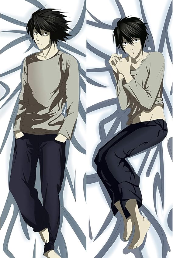 Death Note L·Lawliet 1019 Anime Pillow Cover/Body