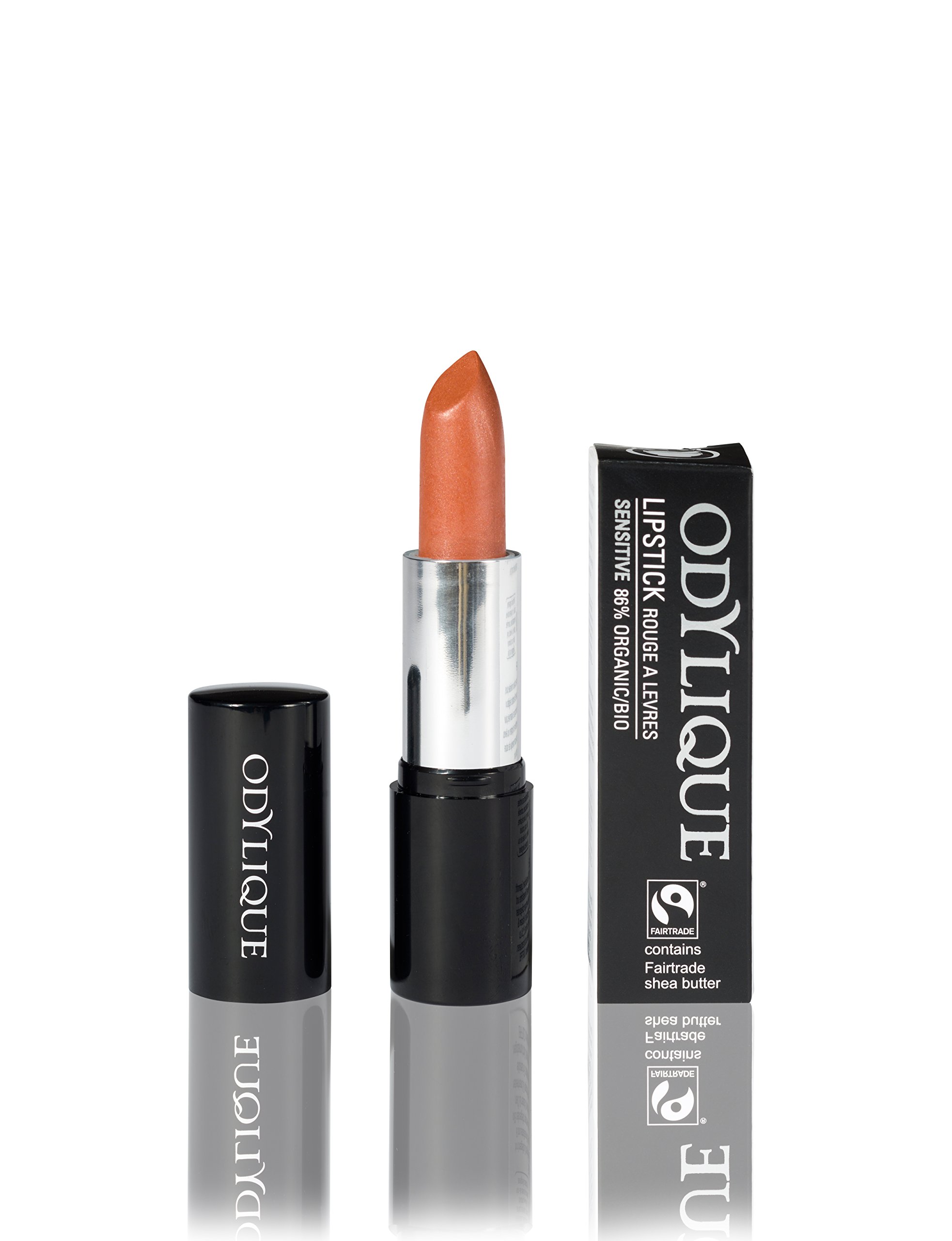 Odylique - Organic Lipstick Orange (Apricot Sorbet) - 100% Natural Ingredients - With Organic Plant Oils – Lipstick For Sensitive Lips — image 1