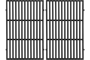 Leship 19.5 inch Cooking Grates Replace for Weber 7524, 7528, Weber Genesis 300 Series Genesis E310 E320 E330 S310 S320 S330 EP310 EP320 EP330 Grills, Porcelain-Enameled Grill Grates(19.5" x 12.9")