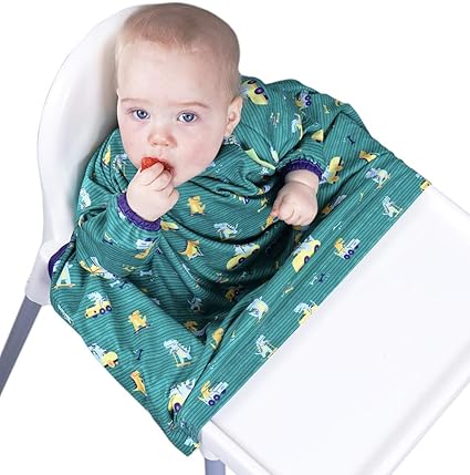 bib attaches to high chair