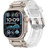 FULLIFE Designed for Apple Watch Band Apple Watch Ultra 3/2/1 49mm for Men, Silicone Rubber Bands with Metal Connector for Apple Watch Series 11/10 46mm, 9/8/7 45mm, SE2/SE 6/5/4 44mm, 3/2/1 42mm