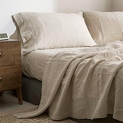 Simple&Opulence 100% Linen Sheet Set with