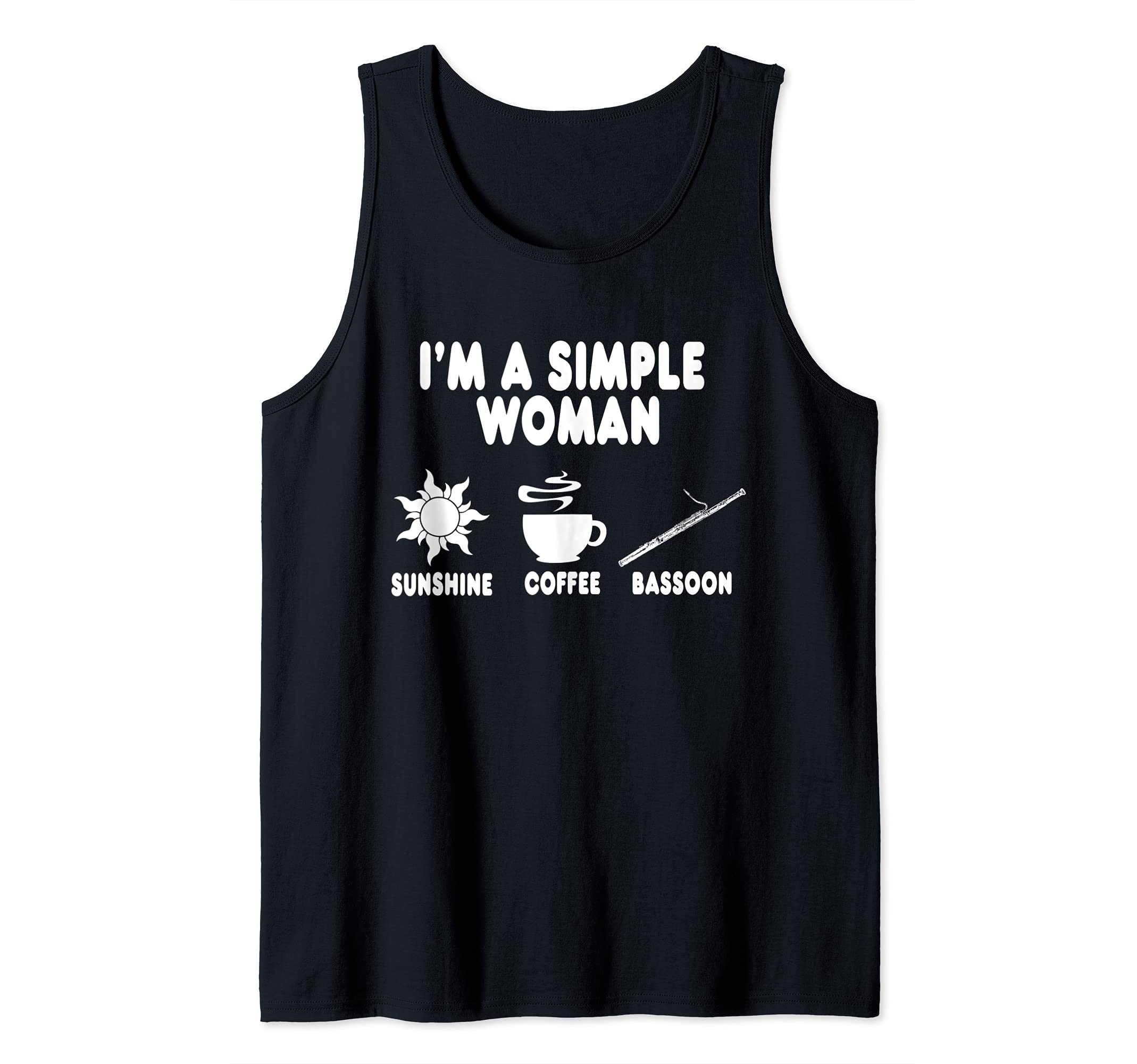 Bassoon Music Men Big Band Jazz Music Women Bassoon Tank Top