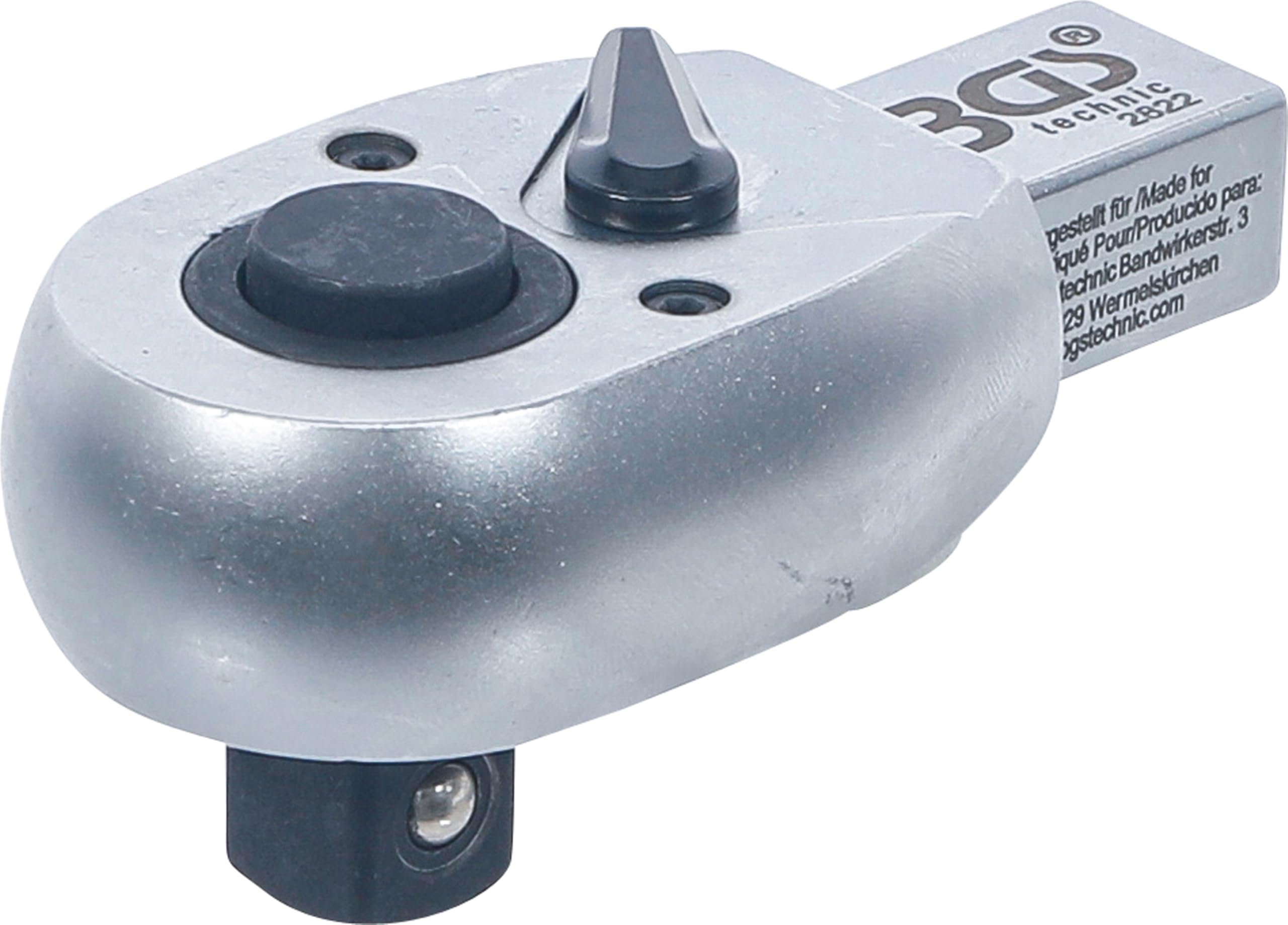 BGS 2822 | Plug-in Reversible Ratchet | 12.5 mm (1/2") | Square Size 14 x 18 mm