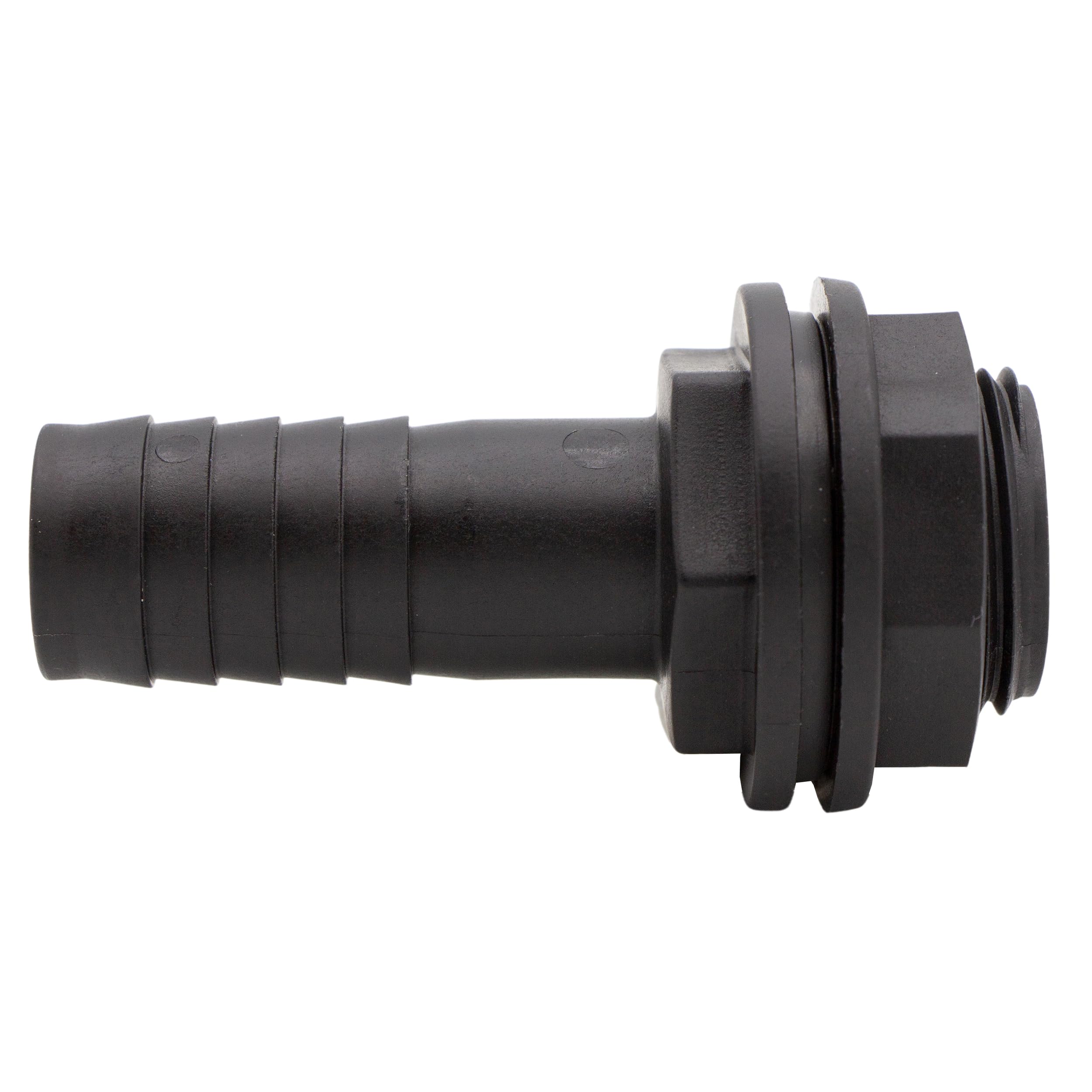 VARIOSAN 16232 Tank Thread 3/4 Inch Male Thread x 19 mm Hose Nozzle PP Black Including Seal