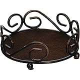 Thirstystone Round Scroll Holder, Bronze