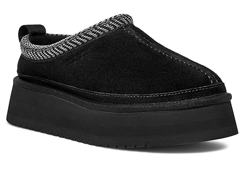 Koolaburra by UGG Women's Burree Platform Slipper, Black, Size 6