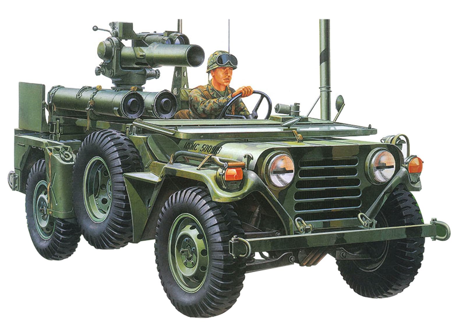 TAMIYA 300035125 1:35 US M151A2 Ford MUTT with TOW-Rak. (1)