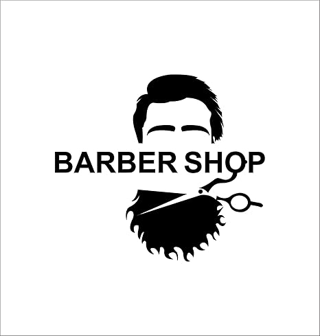Sign Ever Barber Shop Wall Sticker Hair Saloon Window Decal Hair