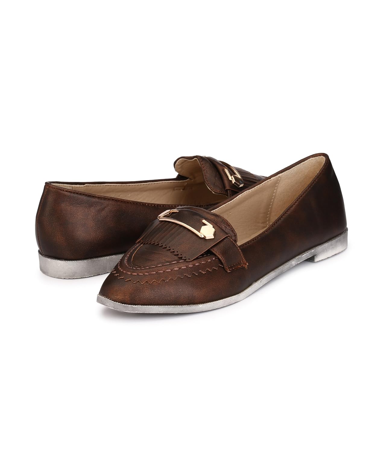 miss irri london women's camel natasha loafers and mocassins