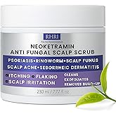 Rida Hair Research Institute Anti Fungal Scrub for Men & Women | Anti Dandruff, Medicated, Folliculitis Scrub for Dry Scalp, Psoriasis, Ringworm | for Itchy, Flaky & Irritated Scalp