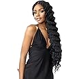 Sensationnel Vice lace front wigs - unit 6 5 inch Deep part synthetic preplucked hairline (1B OFFBLACK)
