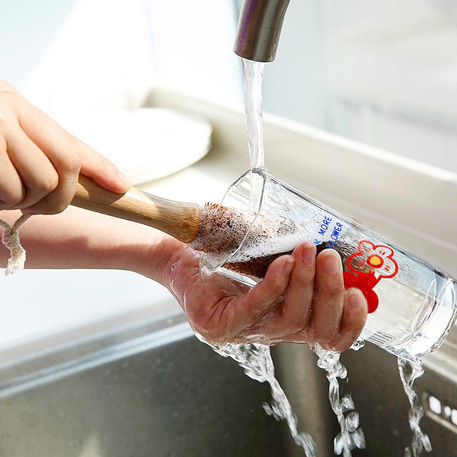 Gwybkq Sticker Paper Printable Vinyl for Inkjet Printer, 50 Sheets Translucent Waterproof Clear Labels