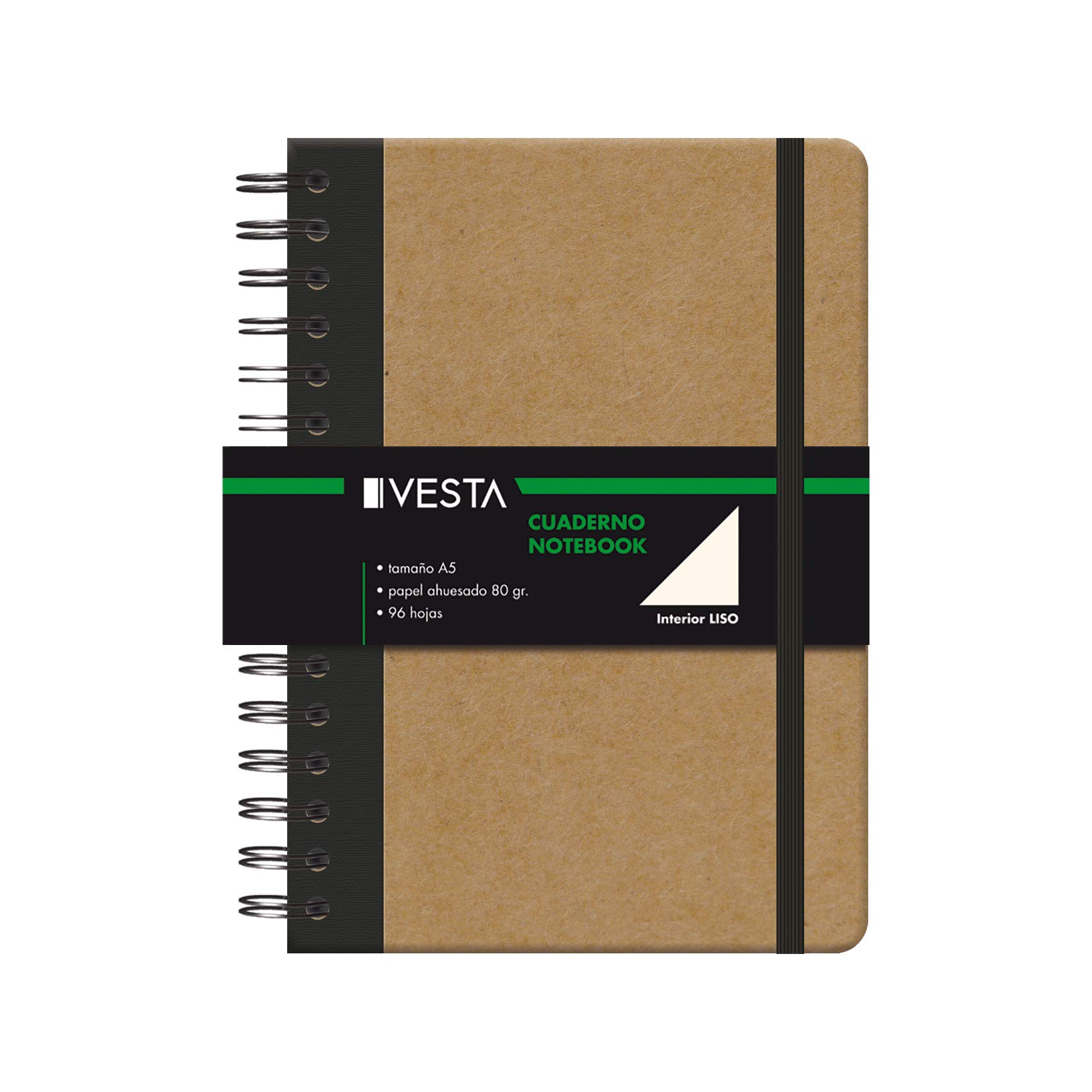 Notebook Vesta Nature Wire'o - A5 Size- Plain