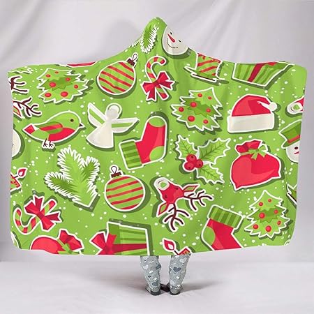 Idee Regalo Natale Per Anziani.Kikomia Coperta Con Cappuccio Per Teenager E Anziani Idea Regalo Bianco 130x150cm Amazon It Casa E Cucina