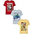 The Children's Place Baby School Days Short Sleeve Graphic T-Shirts,multipacks