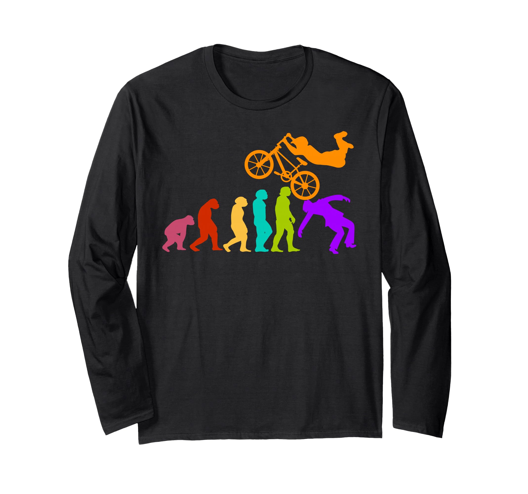 BMX Bike cyclist BMX Bicycles cycling biking race BMX Long Sleeve T-Shirt