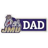 James Madison Dukes Proud Dad Die Cut Decal Officially Licensed Collegiate Product 5-Inches Wide